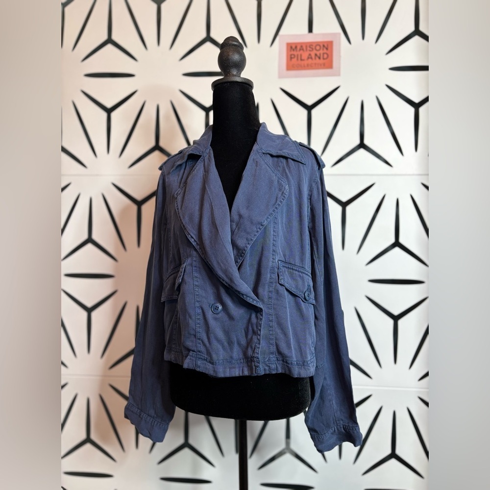 Velvet Heart Blue “Marley” Utility Jacket Size S